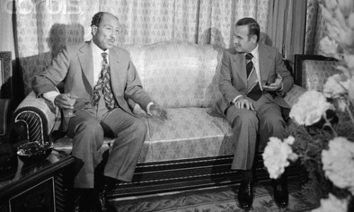 Anwar Al Sadat and Hafez el-Assad